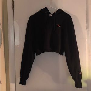 Champion cropped hoodie